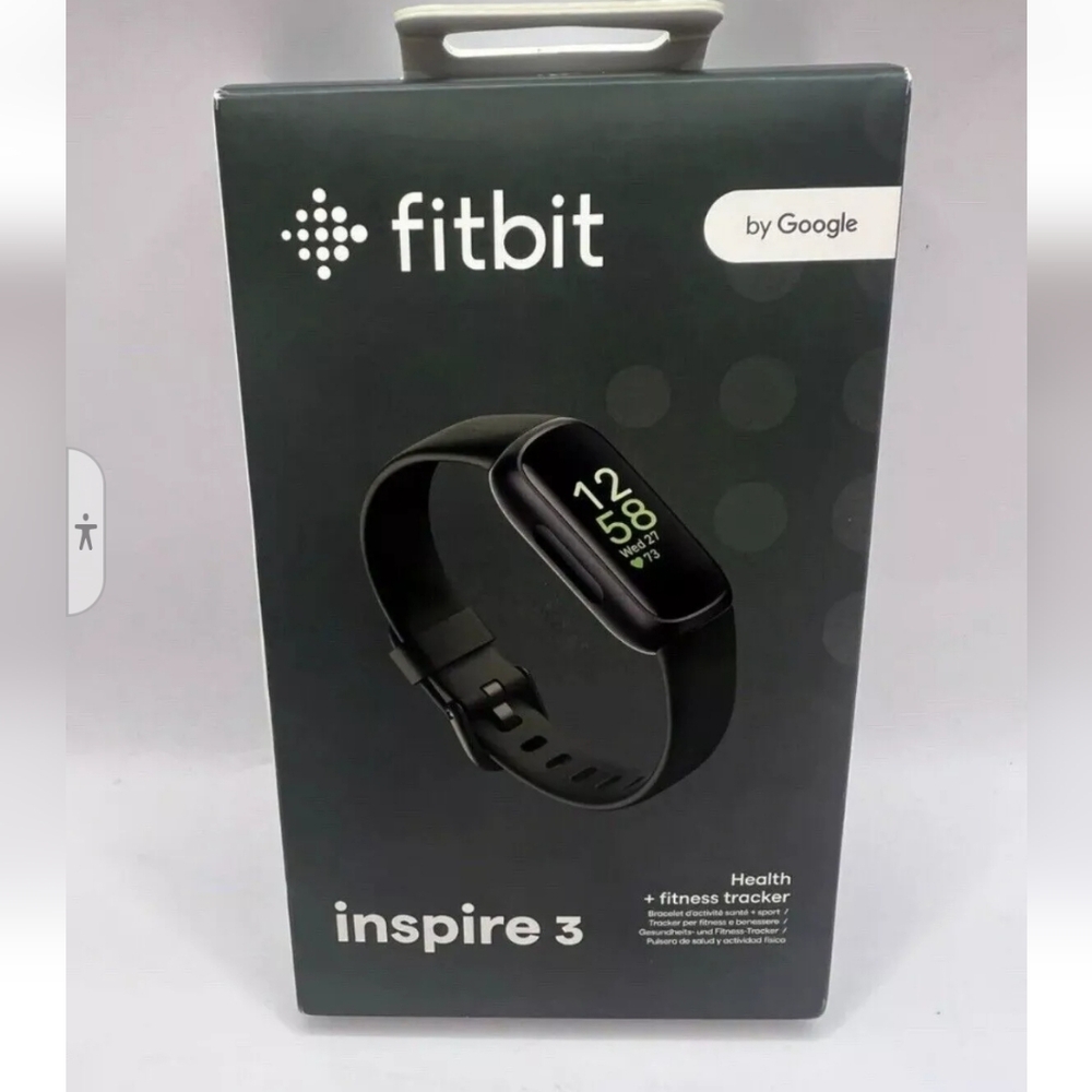 NEW Fitbit Inspire 3 Health & Fitness Tracker-Midnight Zen/Black FACTORY SEALED